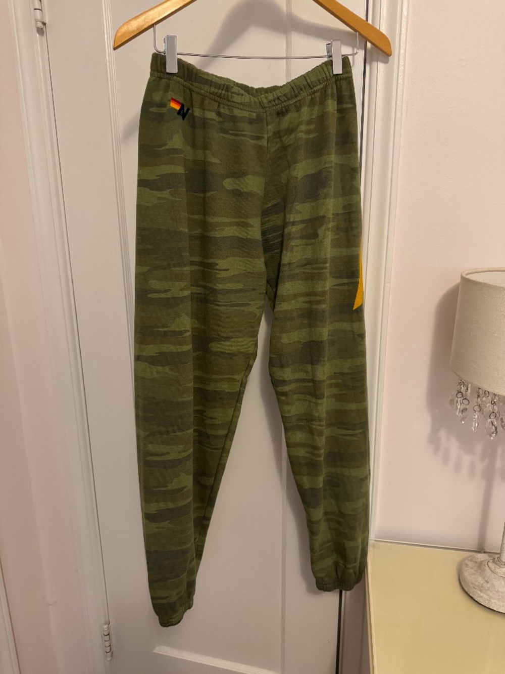 Aviator Nation Camo Bolt Sweatpants Size L